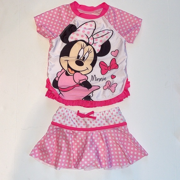 Disney Minnie Mouse toddler Girls Mix and Match 5 piece Swimsuit Set size 3T NEW - Picture 5 of 17